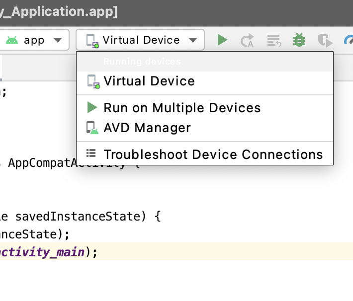 Run Android App from Android Studio on Native M1 Emulator